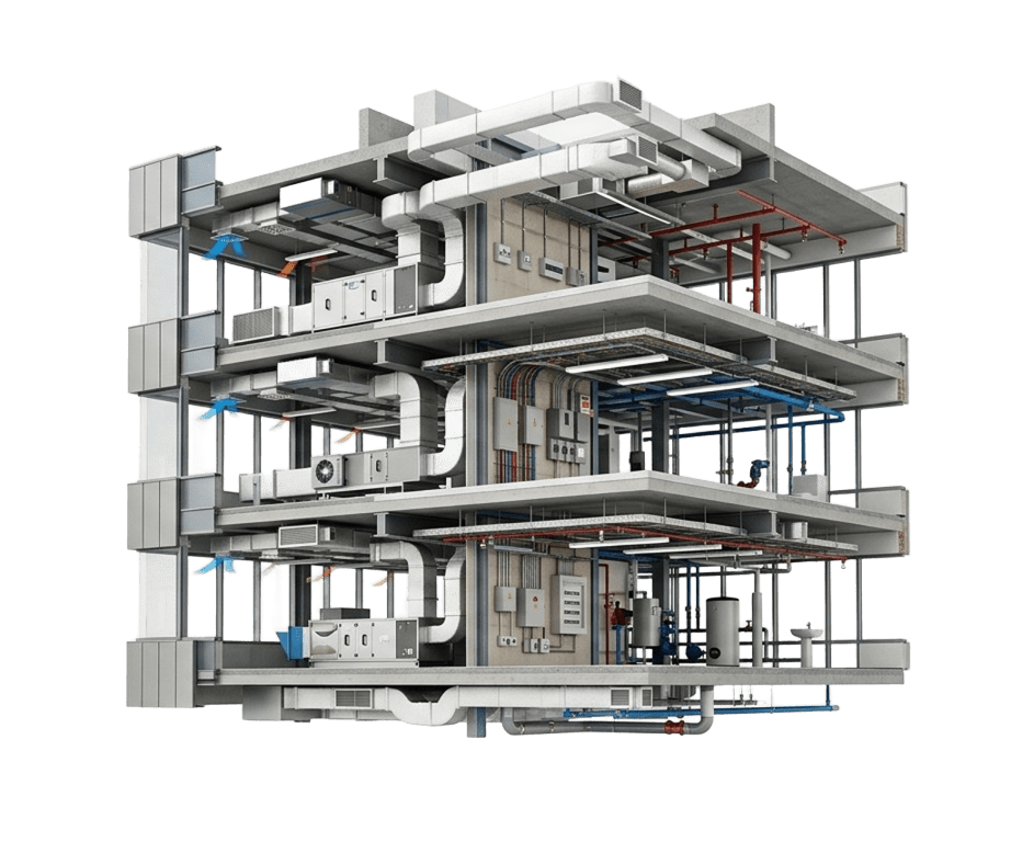 Open Floating 3D MEP Engineering Visualization